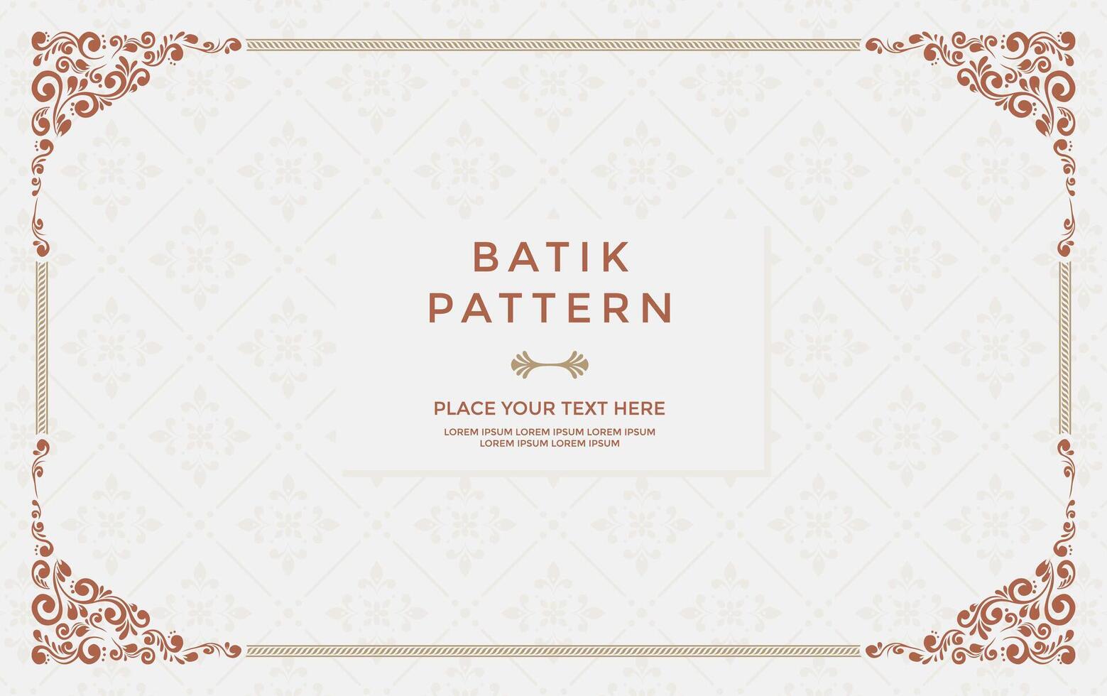 Hand drawn floral background frame vector golden wedding invitation template
