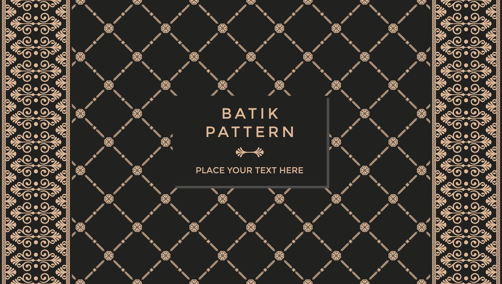 Abstract mandala background with a vintage damask pattern design vector