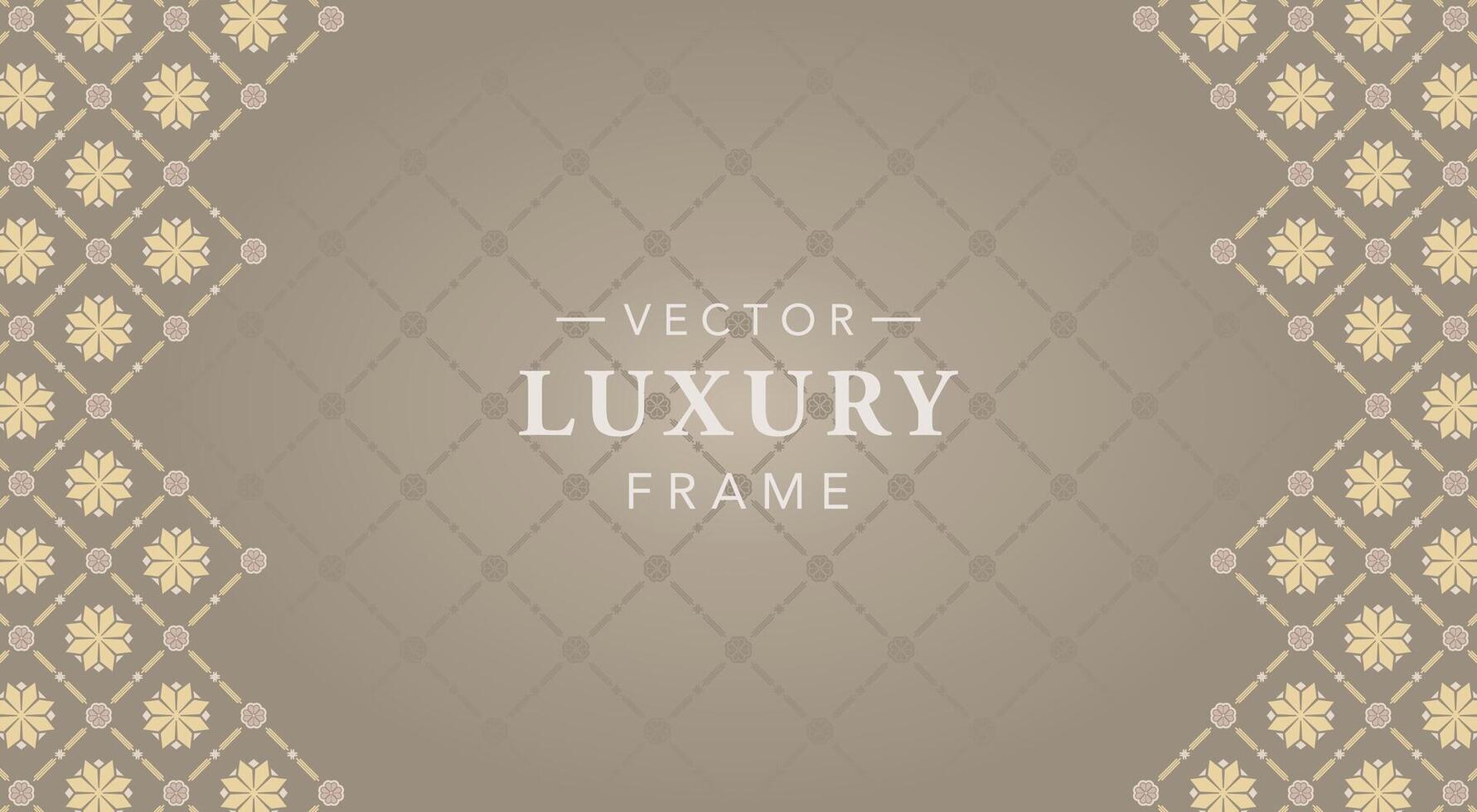 Vector vintage batik pattern calligraphic frames retro elegant ornamental borders framed certificate template