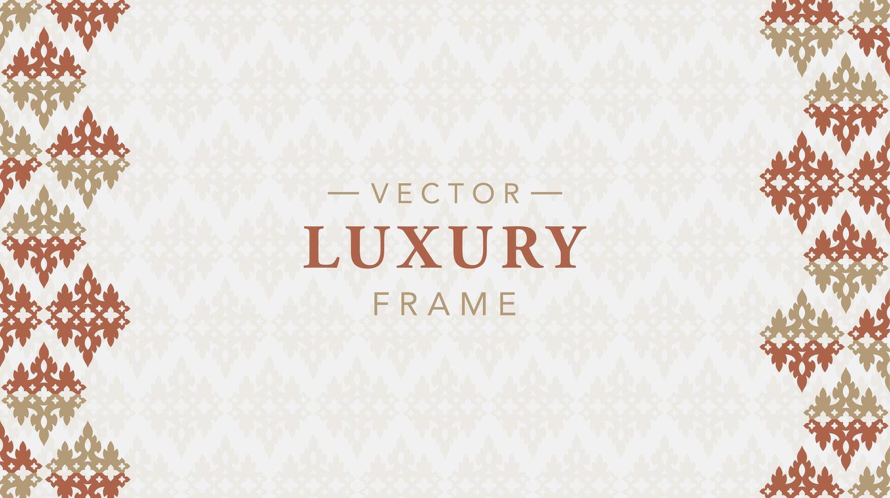 frame border vintage Vector ornament invitation greeting card template 5.eps