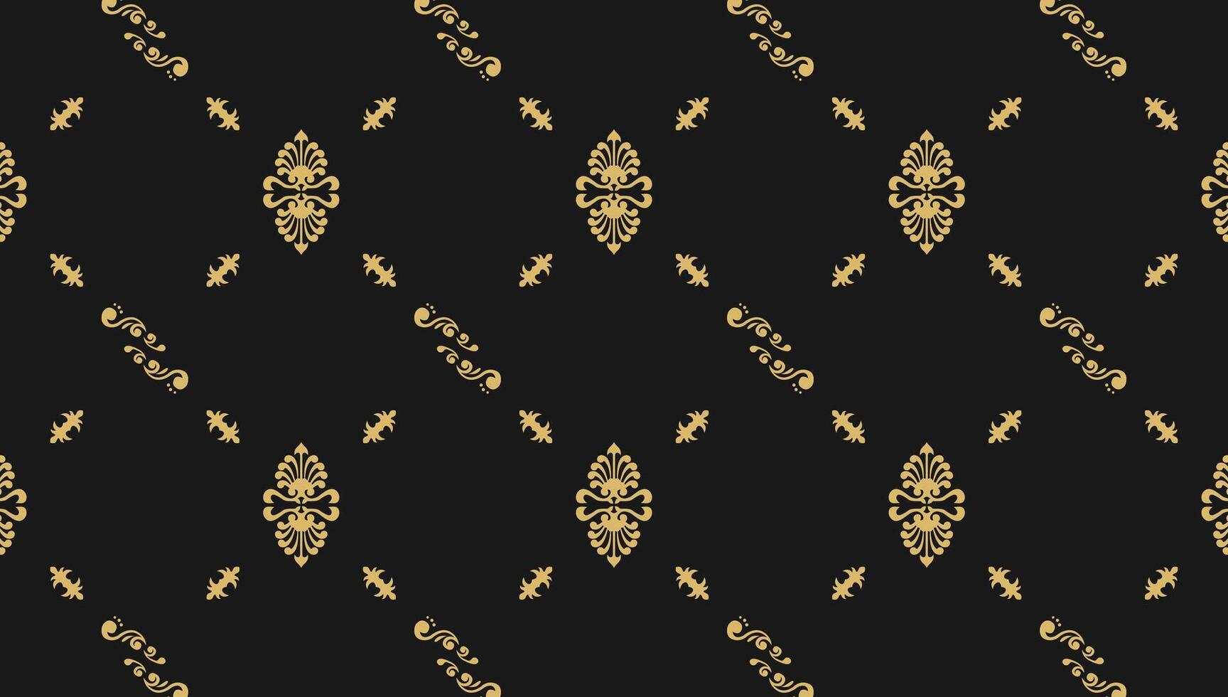 Vector - Luxury and elegant javanese batik Sogan Motif template