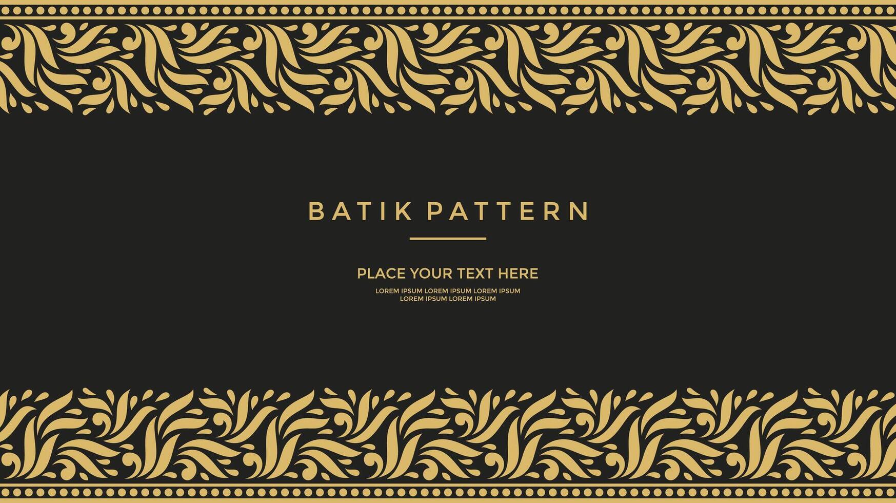 vector - lujo y elegante javanés batik sogan motivo modelo
