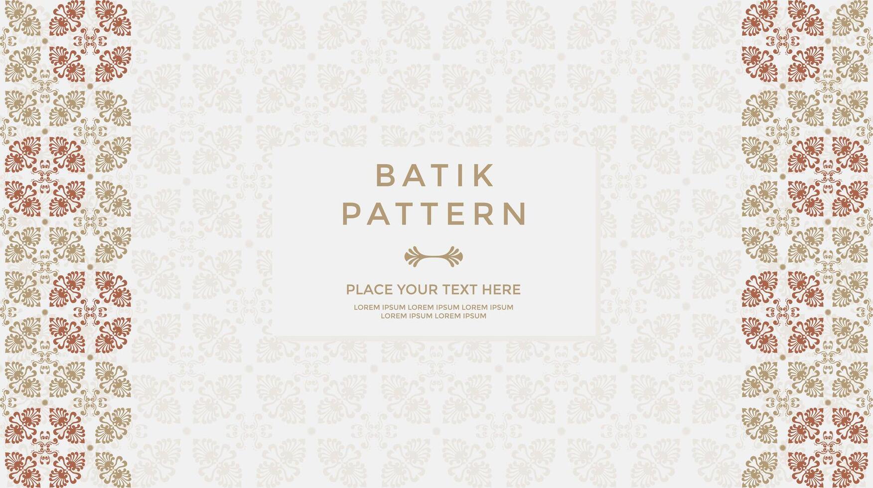 Abstract mandala background with a vintage damask pattern design vector