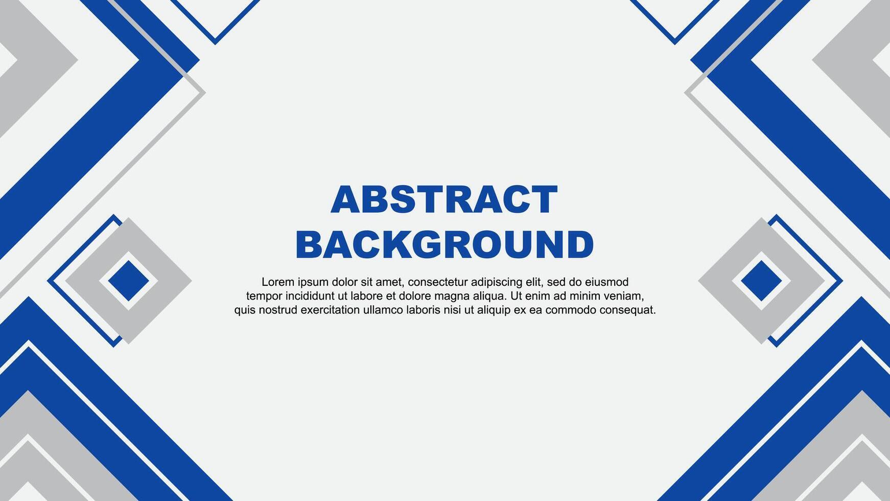 Abstract Blue Background Design Template. Banner Wallpaper Vector Illustration. Blue Background