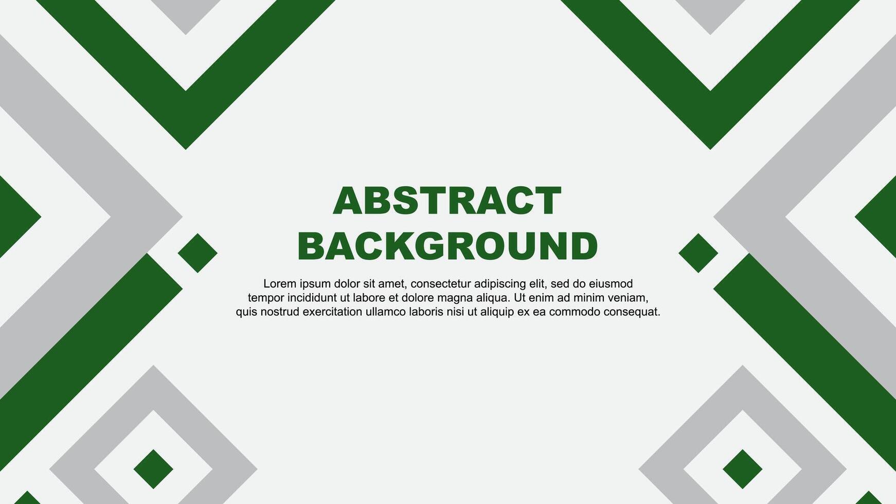 Abstract Green Background Design Template. Banner Wallpaper Vector Illustration. Green Template