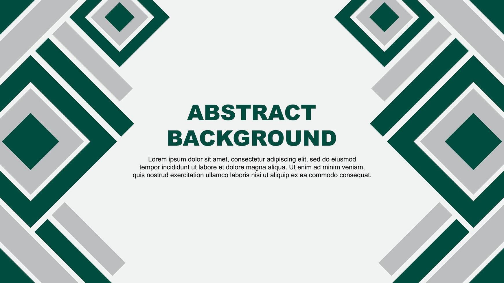 Abstract Teal Green Background Design Template. Banner Wallpaper Vector Illustration. Teal Green