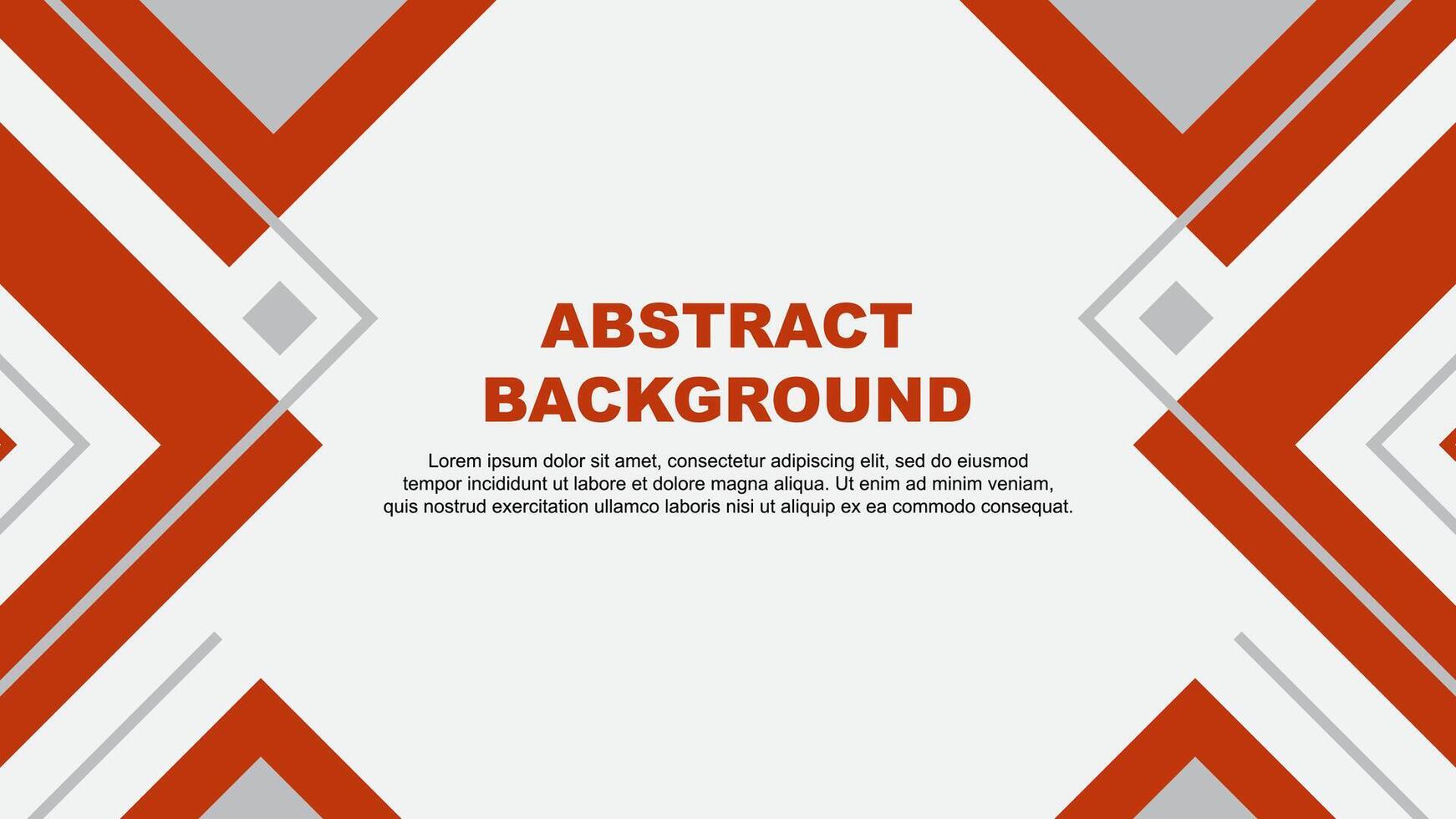 Abstract Deep Orange Background Design Template. Banner Wallpaper Vector Illustration. Deep Orange Illustration