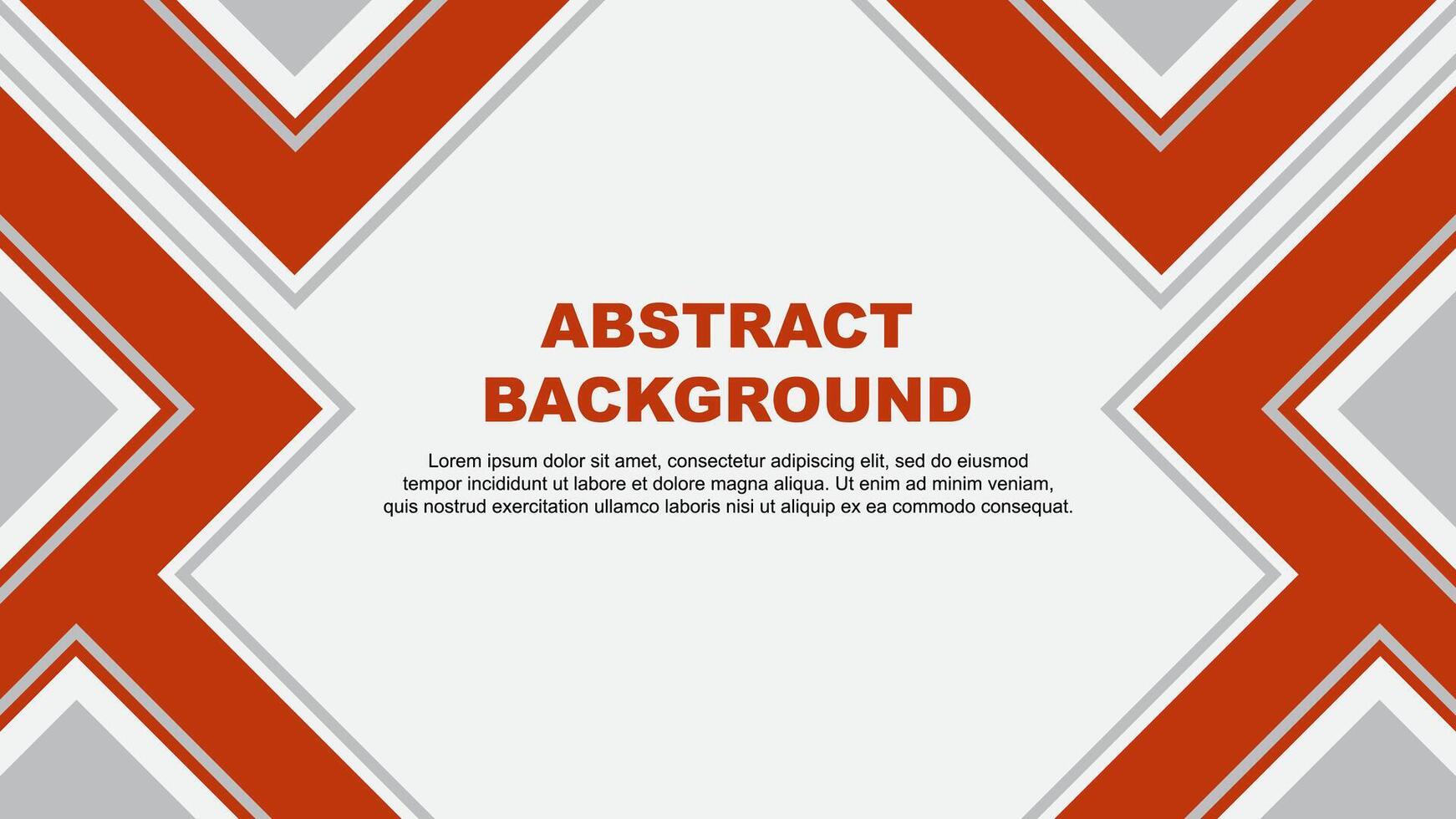 Abstract Deep Orange Background Design Template. Banner Wallpaper Vector Illustration. Deep Orange Vector