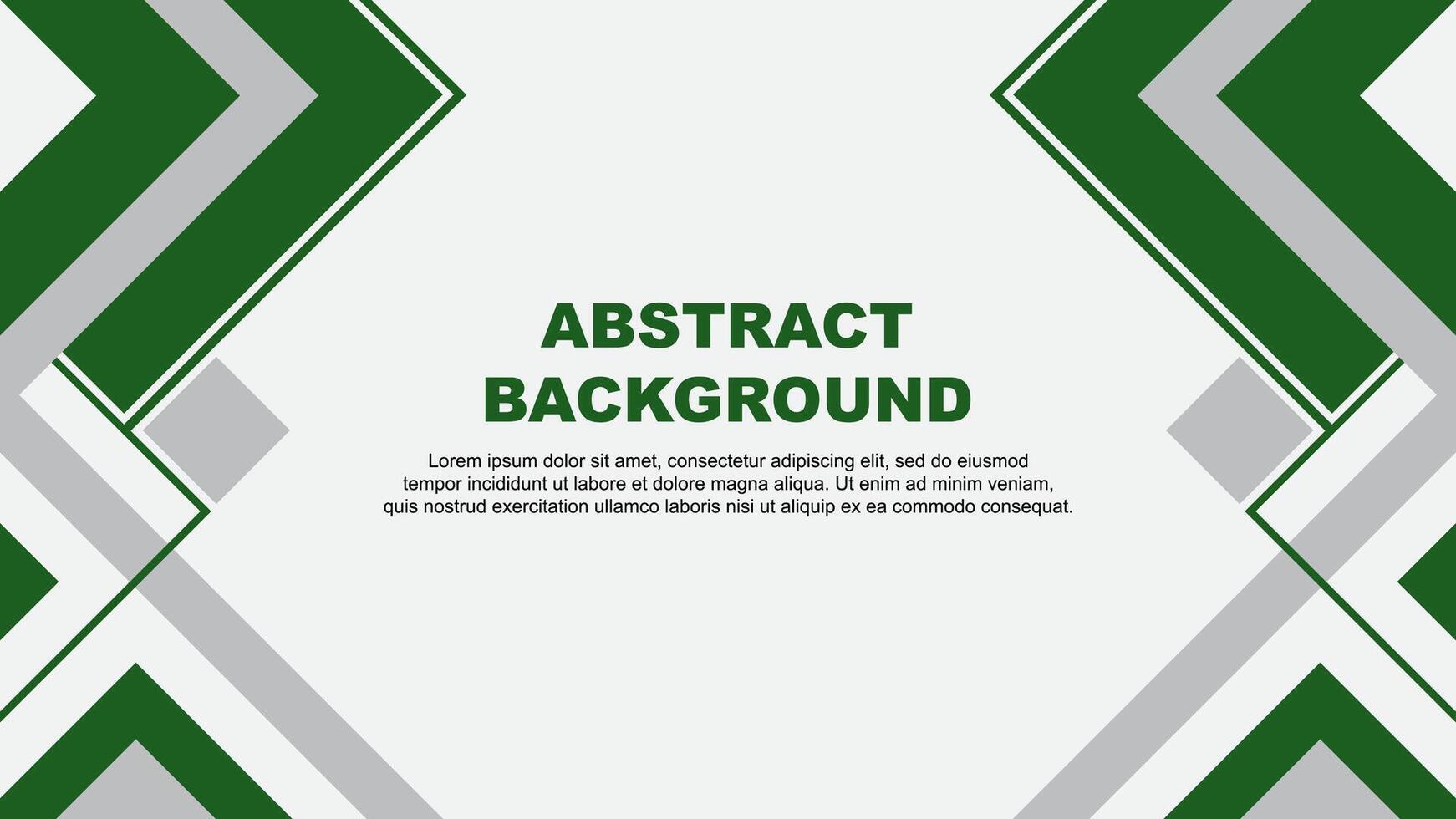 Abstract Green Background Design Template. Banner Wallpaper Vector Illustration. Green Banner