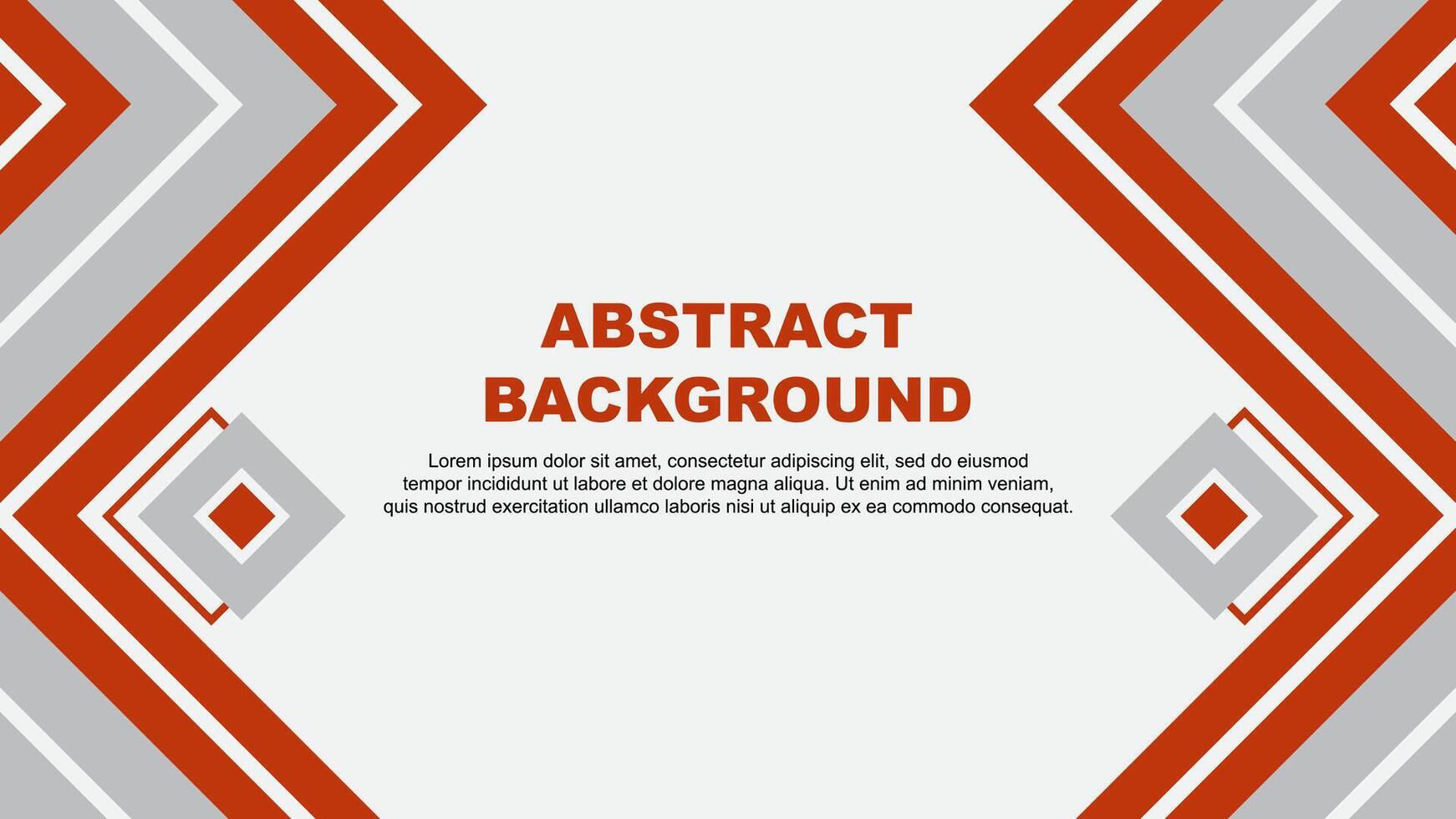 Abstract Deep Orange Background Design Template. Banner Wallpaper Vector Illustration. Deep Orange Design