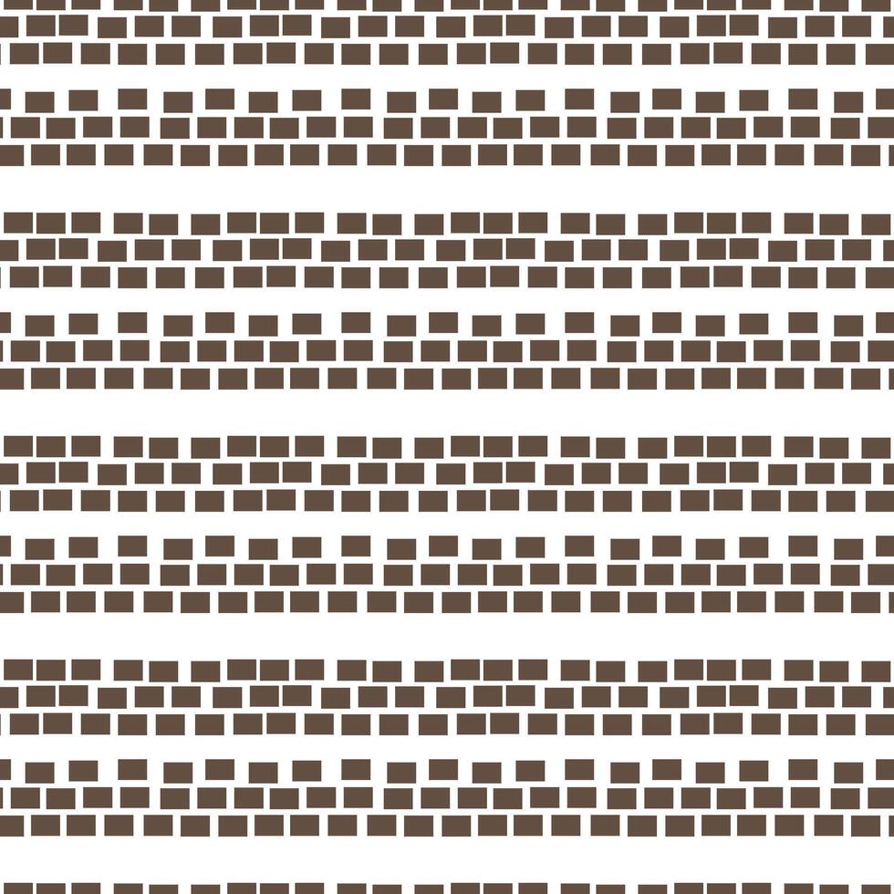 The pattern is an abstract geometry of rectangular elements horizontally. Sticks in one direction on a white background. Simple chaos in a seamless texture. Horizontal grey stripes from the wheels vector