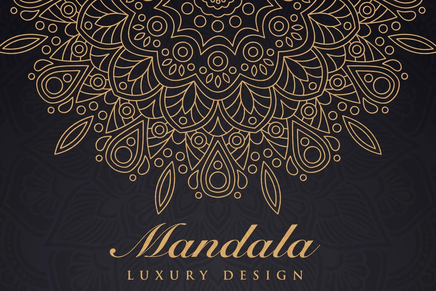 Luxurious mandala pattern background, luxury mandala invitation greeting card design, circular pattern vector design,