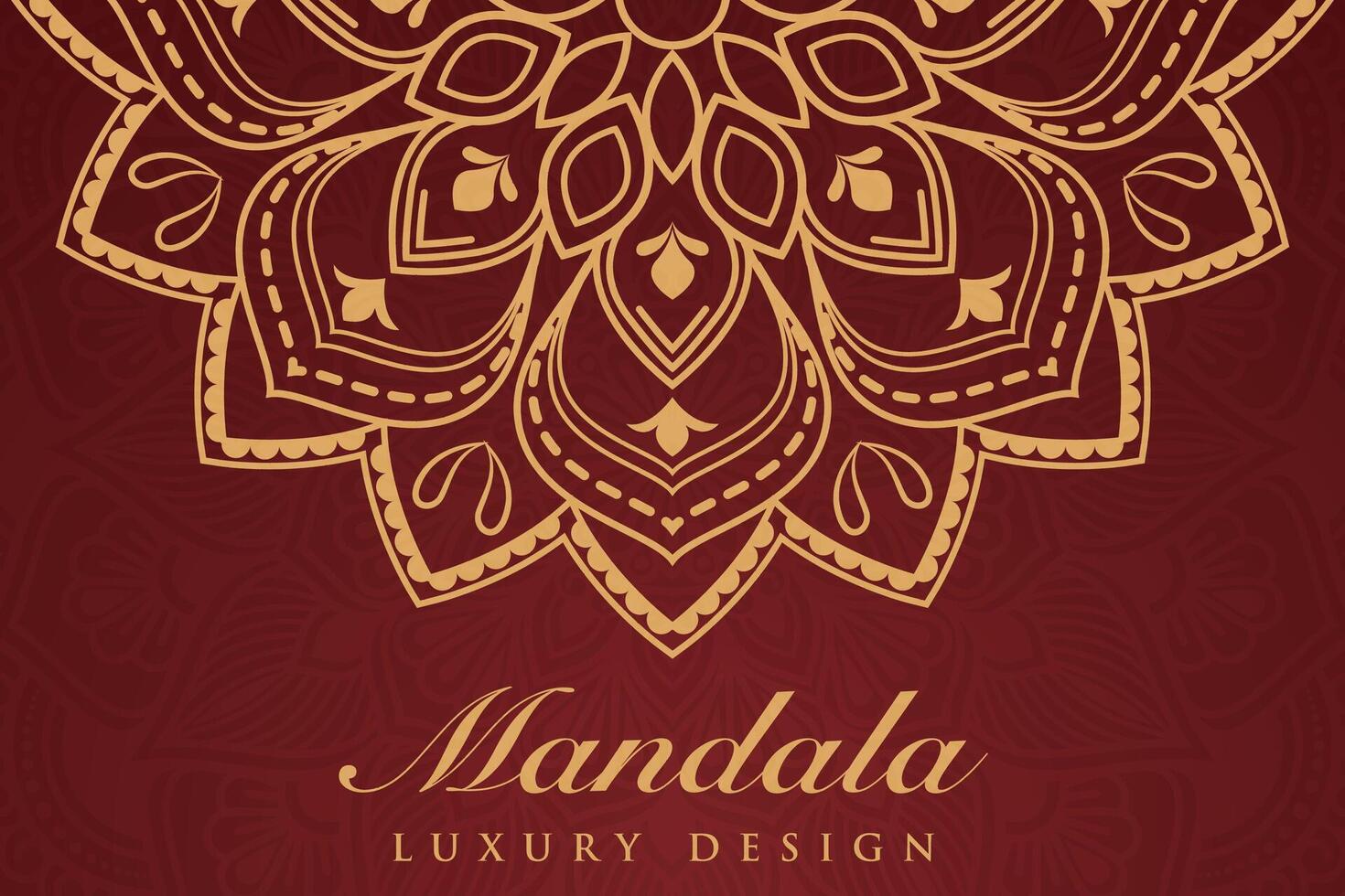 lujoso mandala modelo fondo, lujo mandala invitación saludo tarjeta diseño, circular modelo vector diseño,