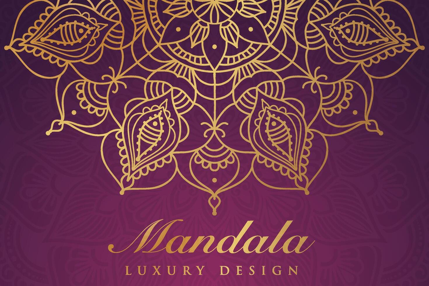 Luxurious mandala pattern background, luxury mandala invitation greeting card design, circular pattern vector design,