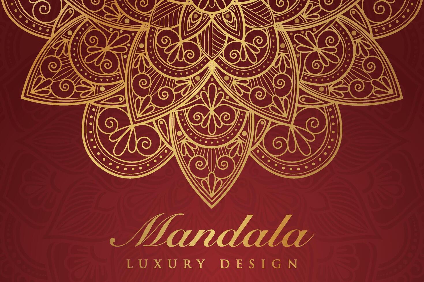 Luxurious mandala pattern background, luxury mandala invitation greeting card design, circular pattern vector design,