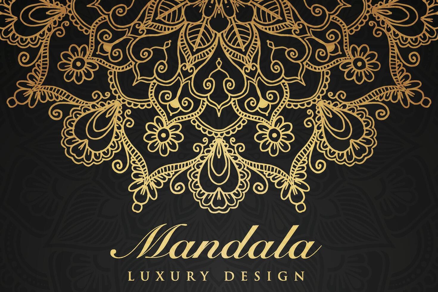 Luxurious mandala pattern background, luxury mandala invitation greeting card design, circular pattern vector design,