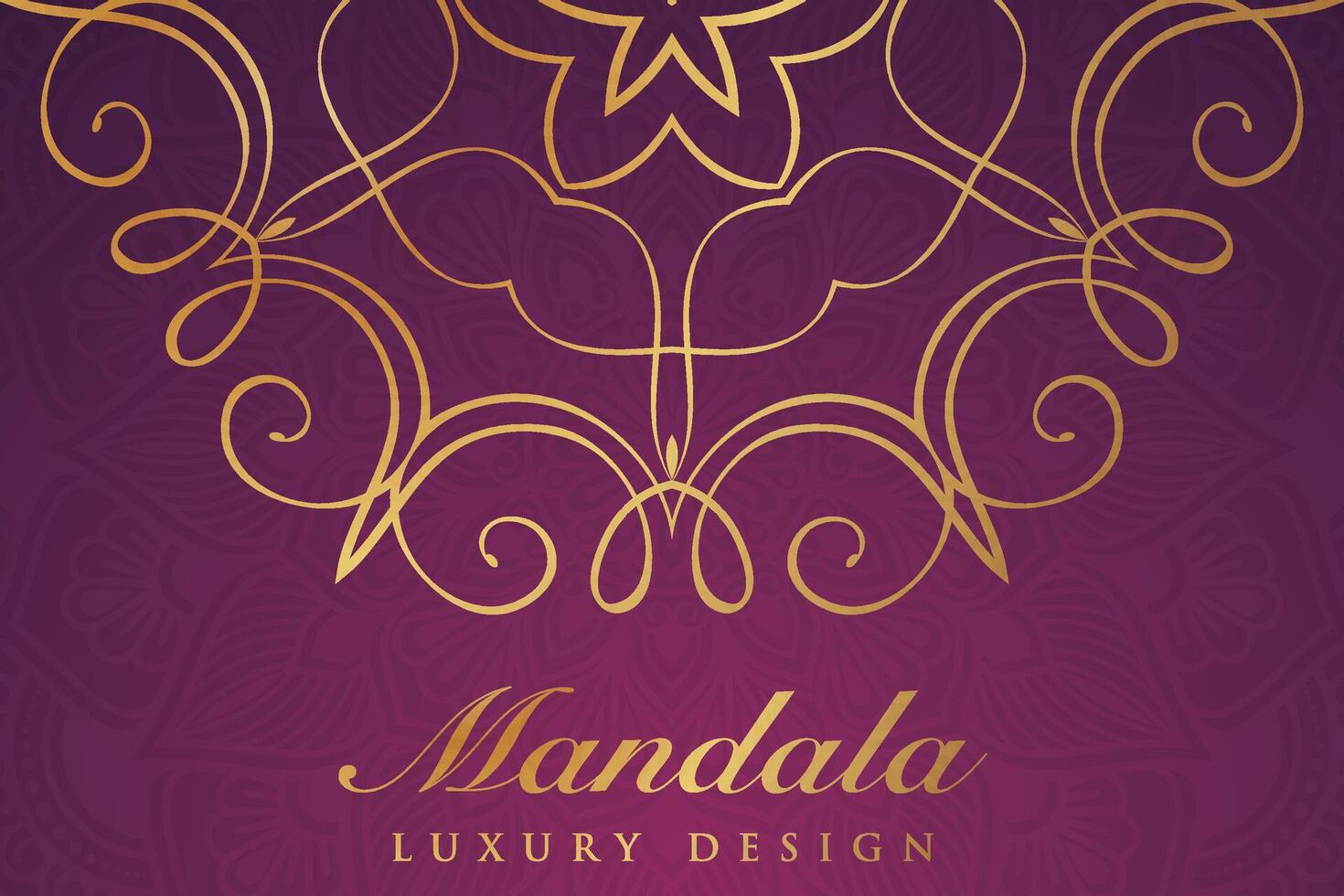 Luxurious mandala pattern background, luxury mandala invitation greeting card design, circular pattern vector design,