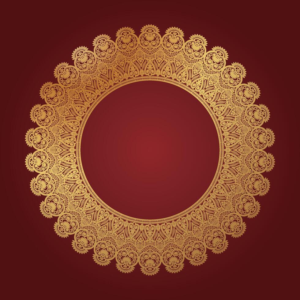 luxury mandala pattern background, circular pattern vector design