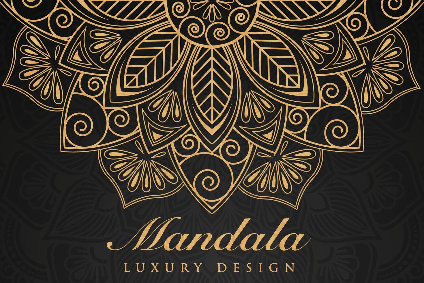 Luxurious mandala pattern background, luxury mandala invitation greeting card design, circular pattern vector design,