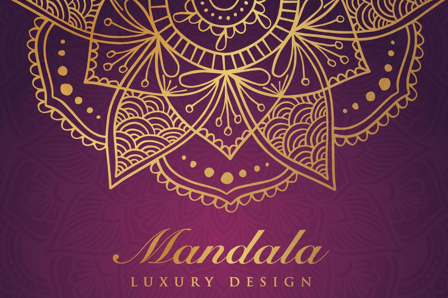 lujoso mandala modelo fondo, lujo mandala invitación saludo tarjeta diseño, circular modelo vector diseño,