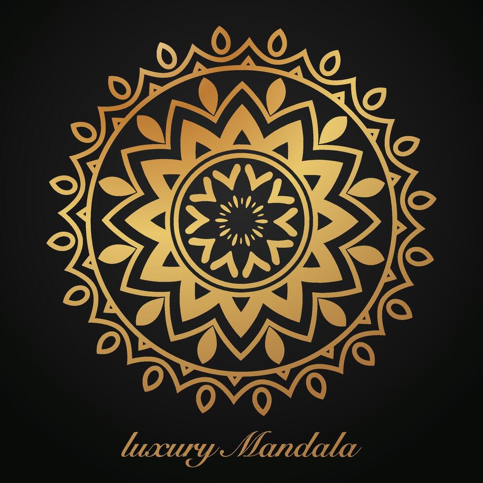 luxury mandala pattern background, circular pattern vector design