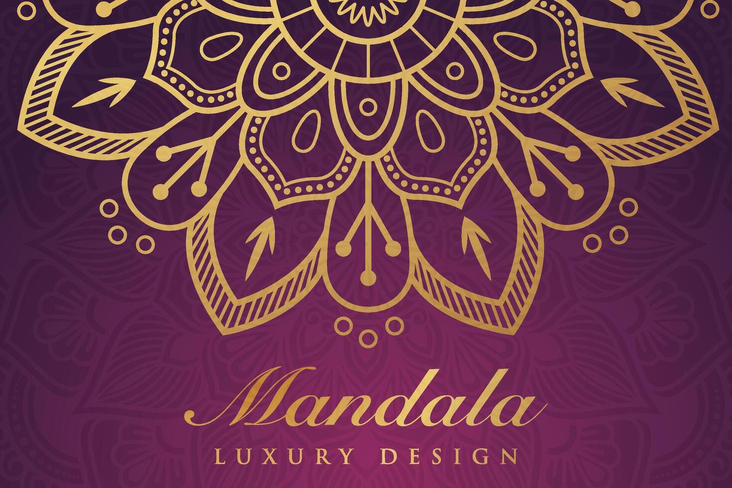 Luxurious mandala pattern background, luxury mandala invitation greeting card design, circular pattern vector design,