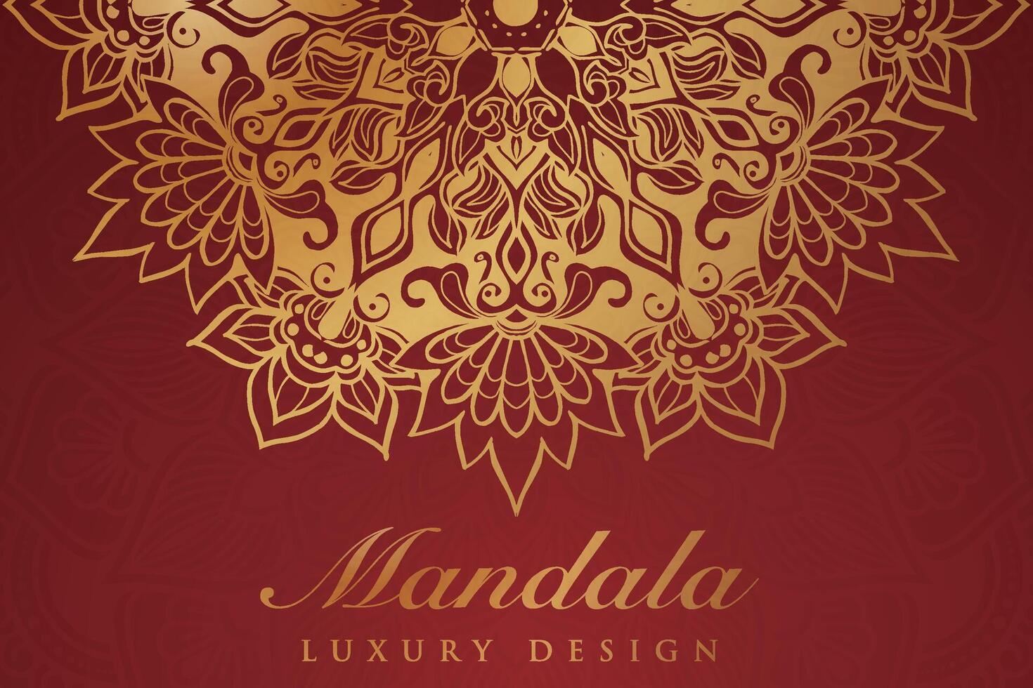 lujoso mandala modelo fondo, lujo mandala invitación saludo tarjeta diseño, circular modelo vector diseño,