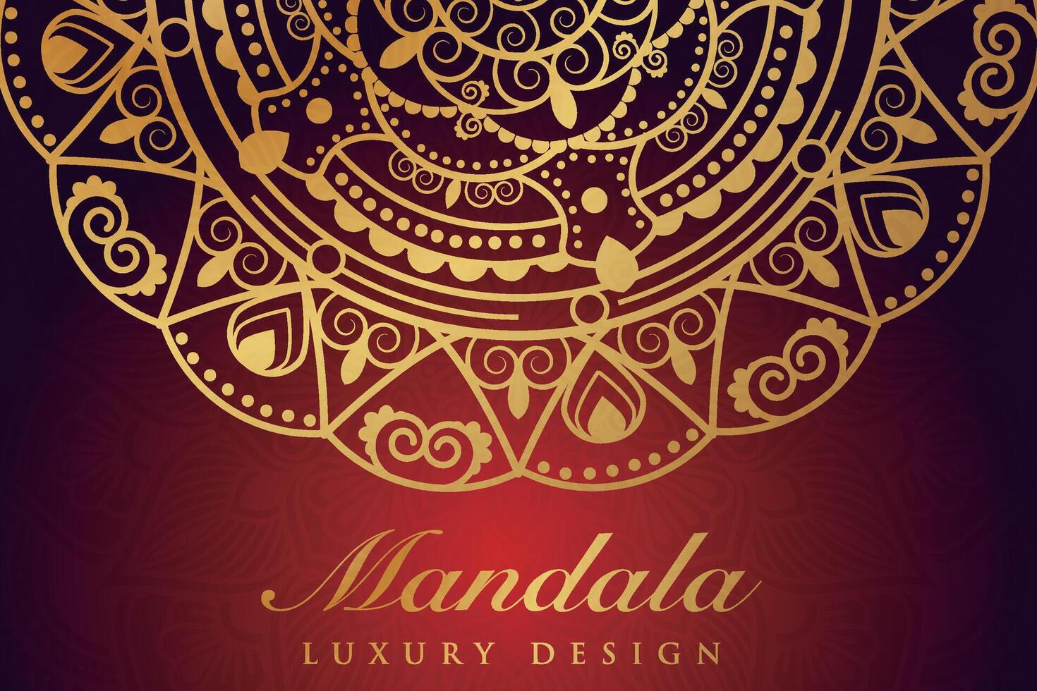 Luxurious mandala pattern background, luxury mandala invitation greeting card design, circular pattern vector design,