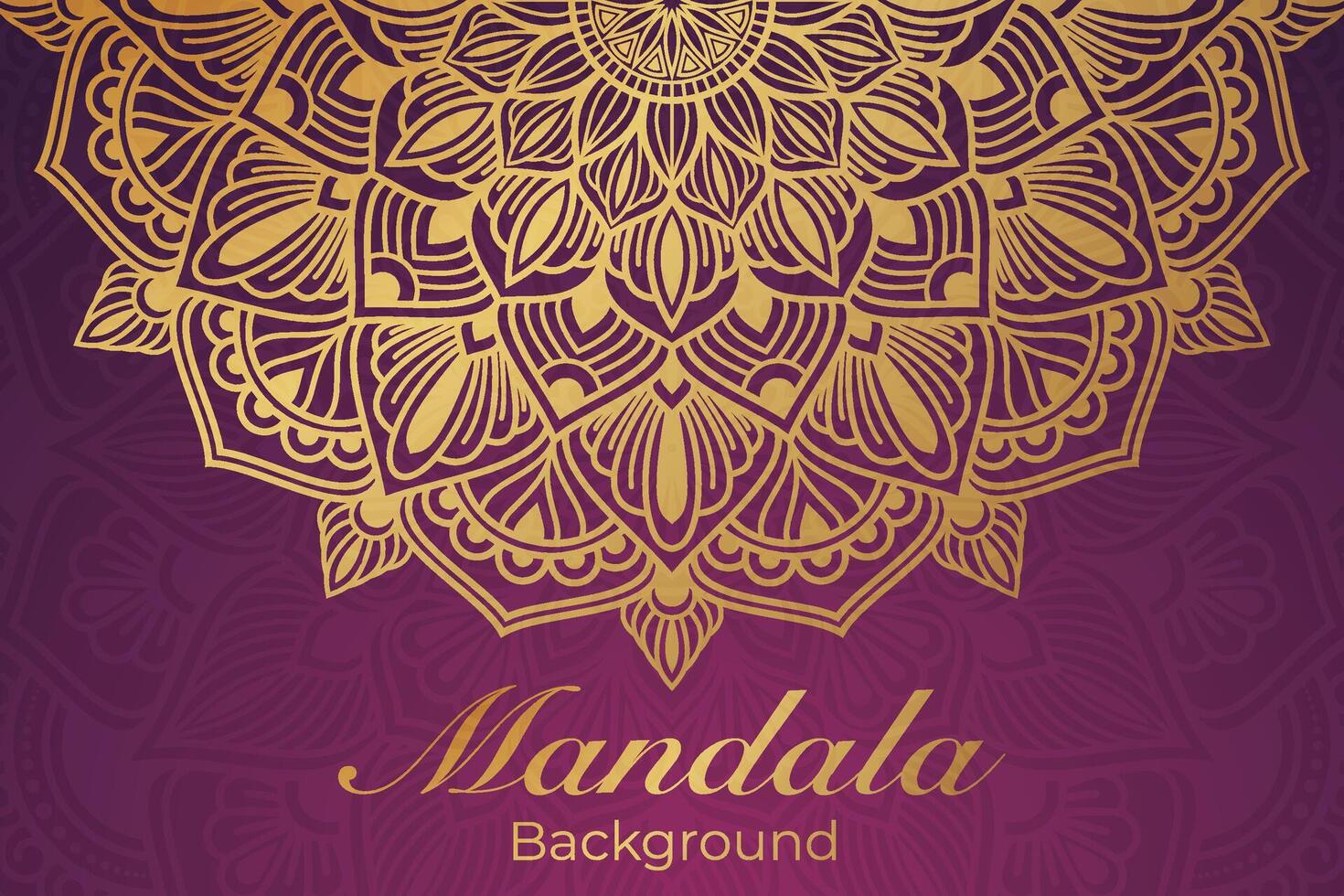 Luxurious mandala pattern background, luxury mandala invitation greeting card design, circular pattern vector design,