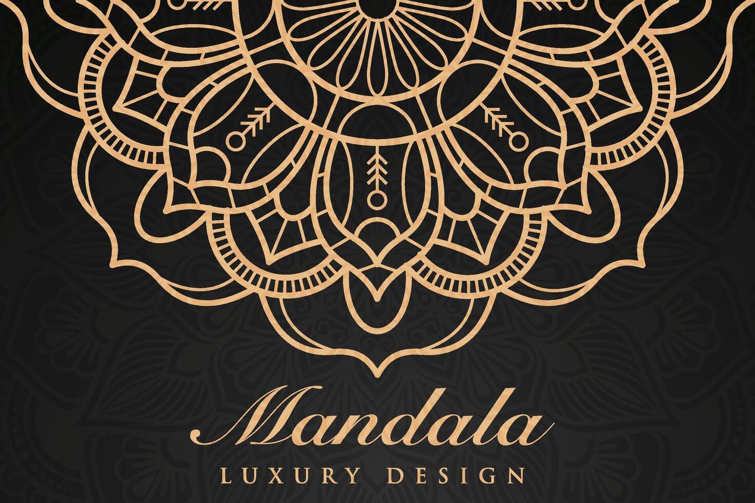 Luxurious mandala pattern background, luxury mandala invitation greeting card design, circular pattern vector design,