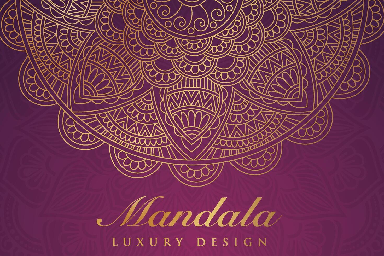 Luxurious mandala pattern background, luxury mandala invitation greeting card design, circular pattern vector design,