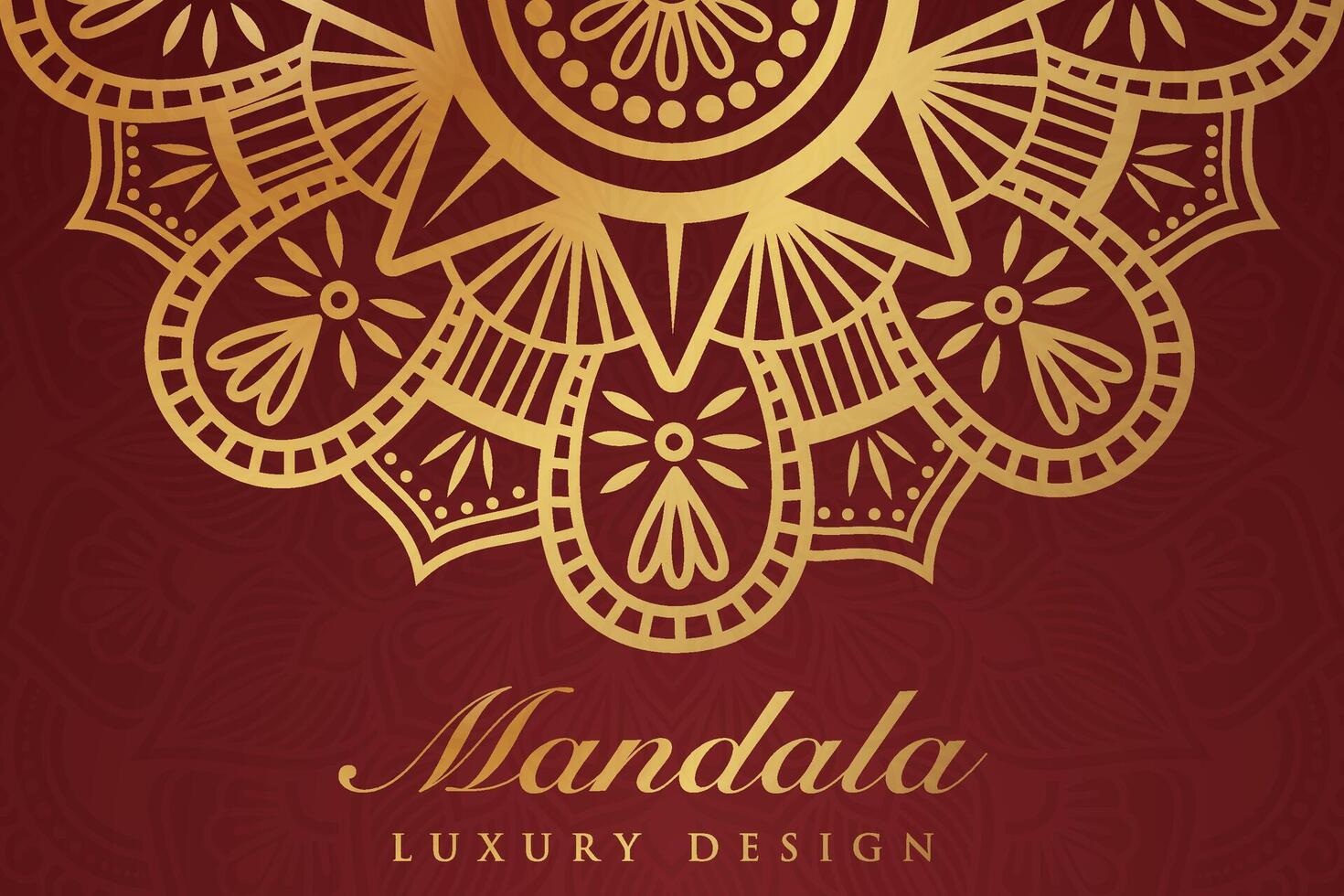 lujoso mandala modelo fondo, lujo mandala invitación saludo tarjeta diseño, circular modelo vector diseño,