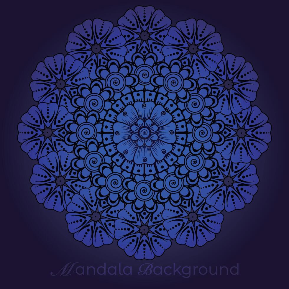 luxury mandala pattern background, circular pattern vector design