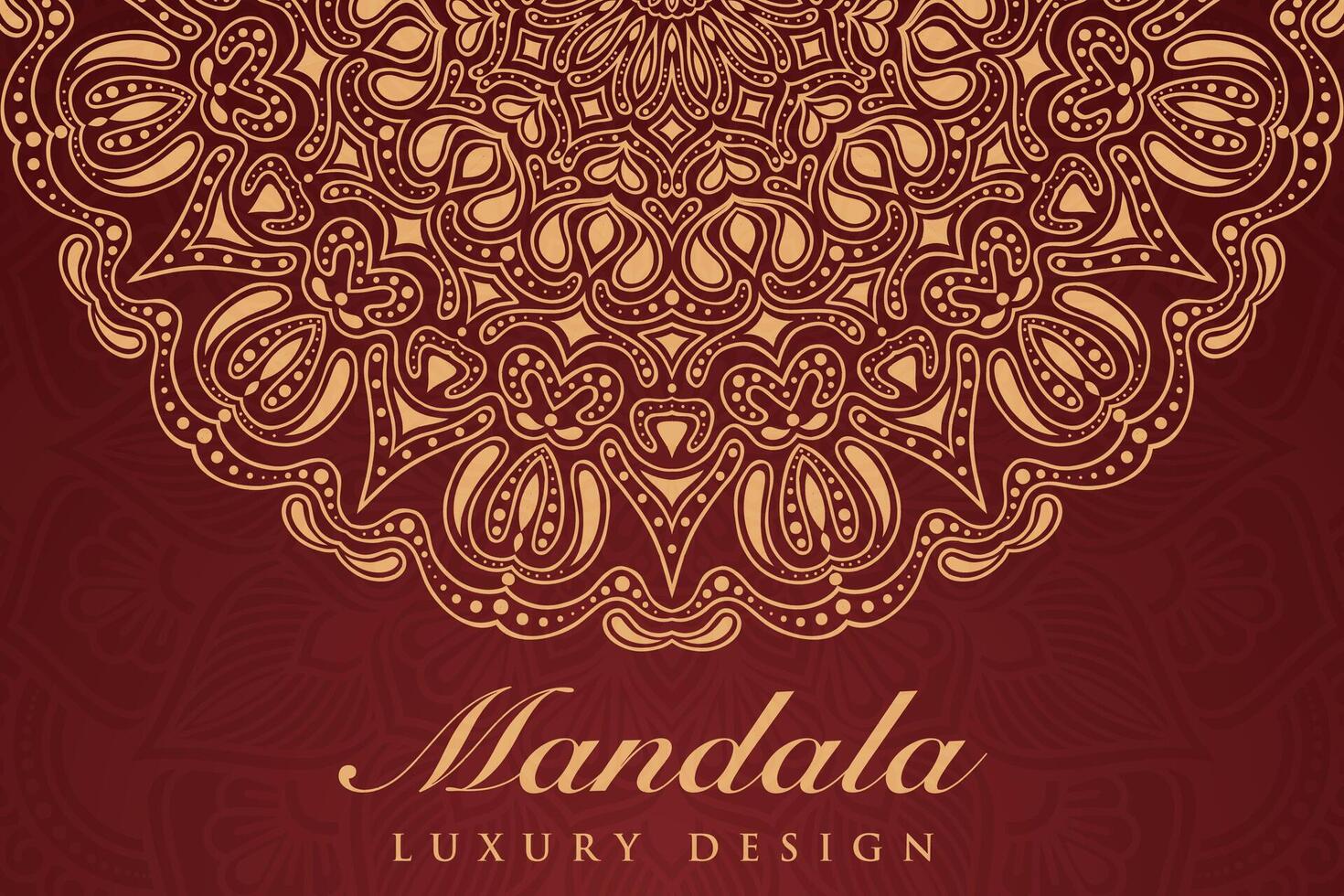 Luxurious mandala pattern background, luxury mandala invitation greeting card design, circular pattern vector design,