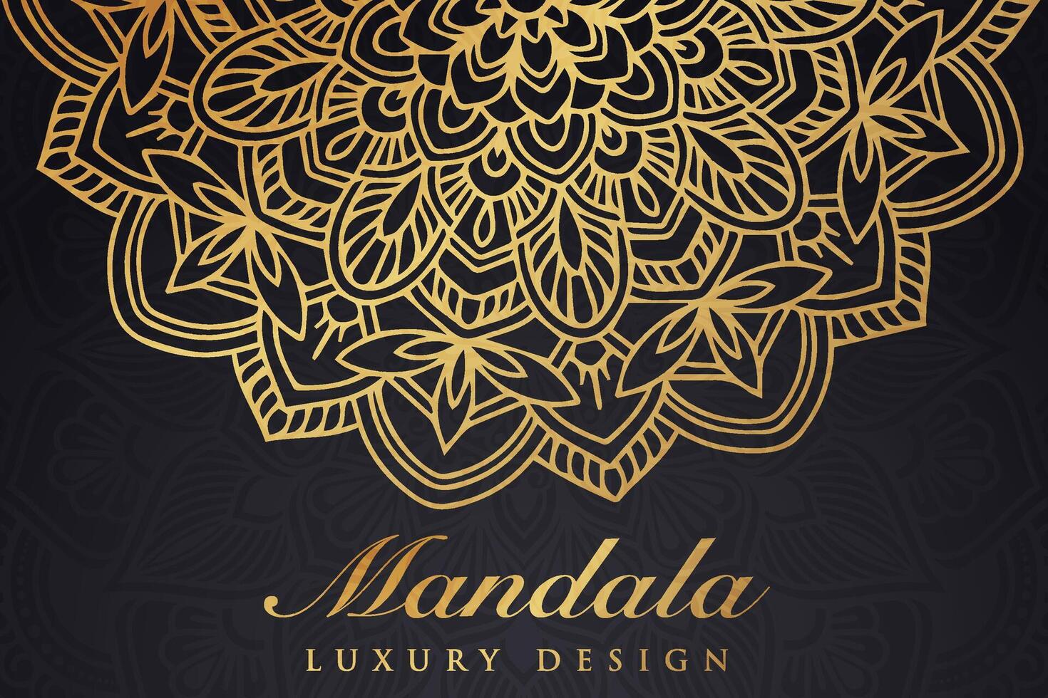 Luxurious mandala pattern background, luxury mandala invitation greeting card design, circular pattern vector design,