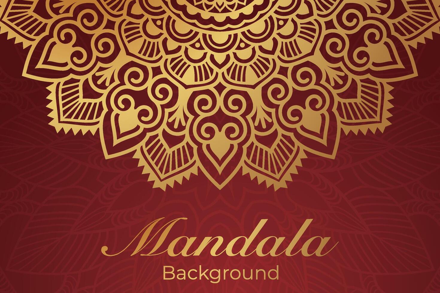 Luxurious mandala pattern background, luxury mandala invitation greeting card design, circular pattern vector design,