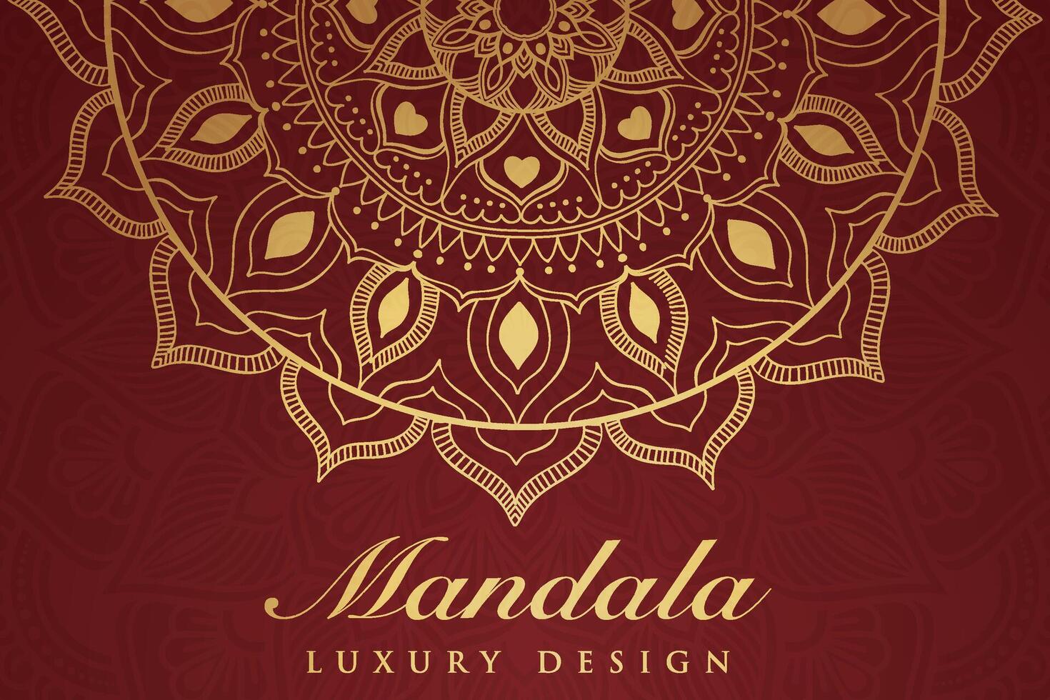 Luxurious mandala pattern background, luxury mandala invitation greeting card design, circular pattern vector design,