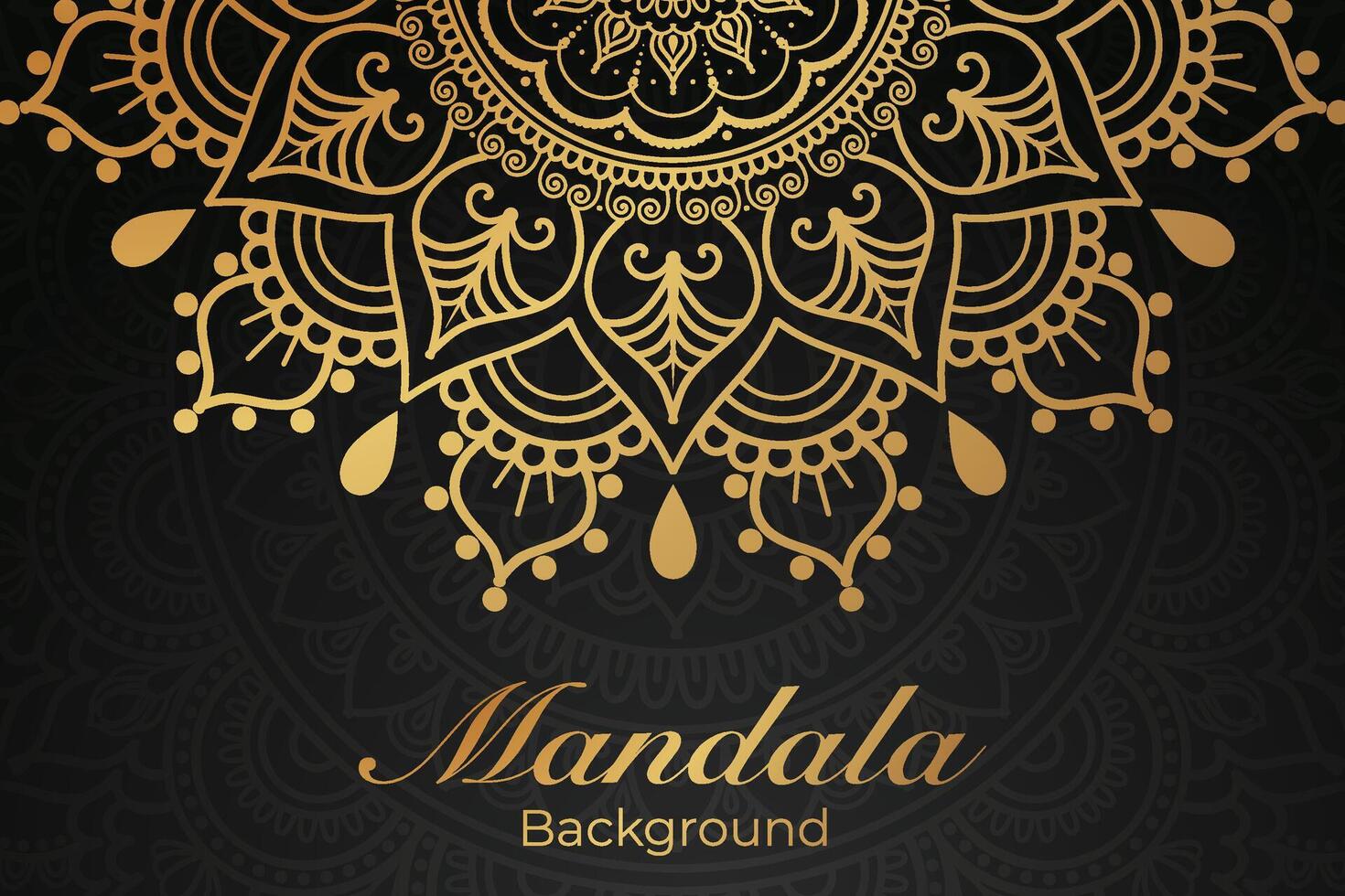 Luxurious mandala pattern background, luxury mandala invitation greeting card design, circular pattern vector design,
