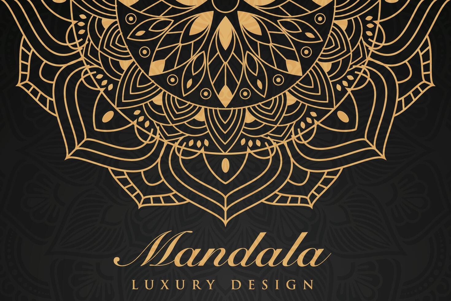 Luxurious mandala pattern background, luxury mandala invitation greeting card design, circular pattern vector design,