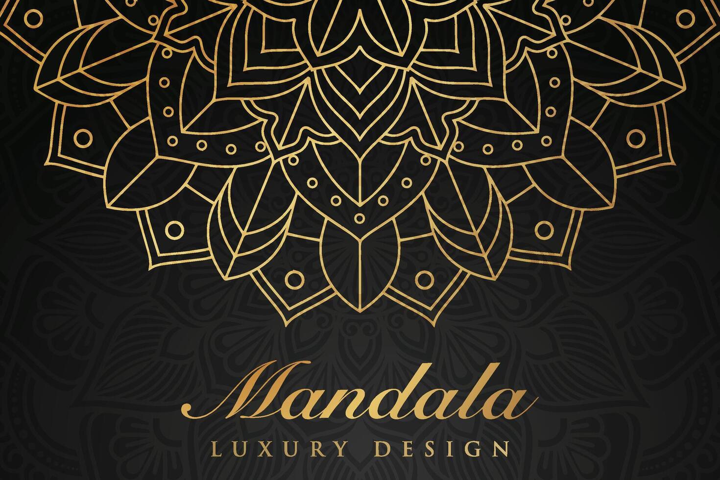 Luxurious mandala pattern background, luxury mandala invitation greeting card design, circular pattern vector design,