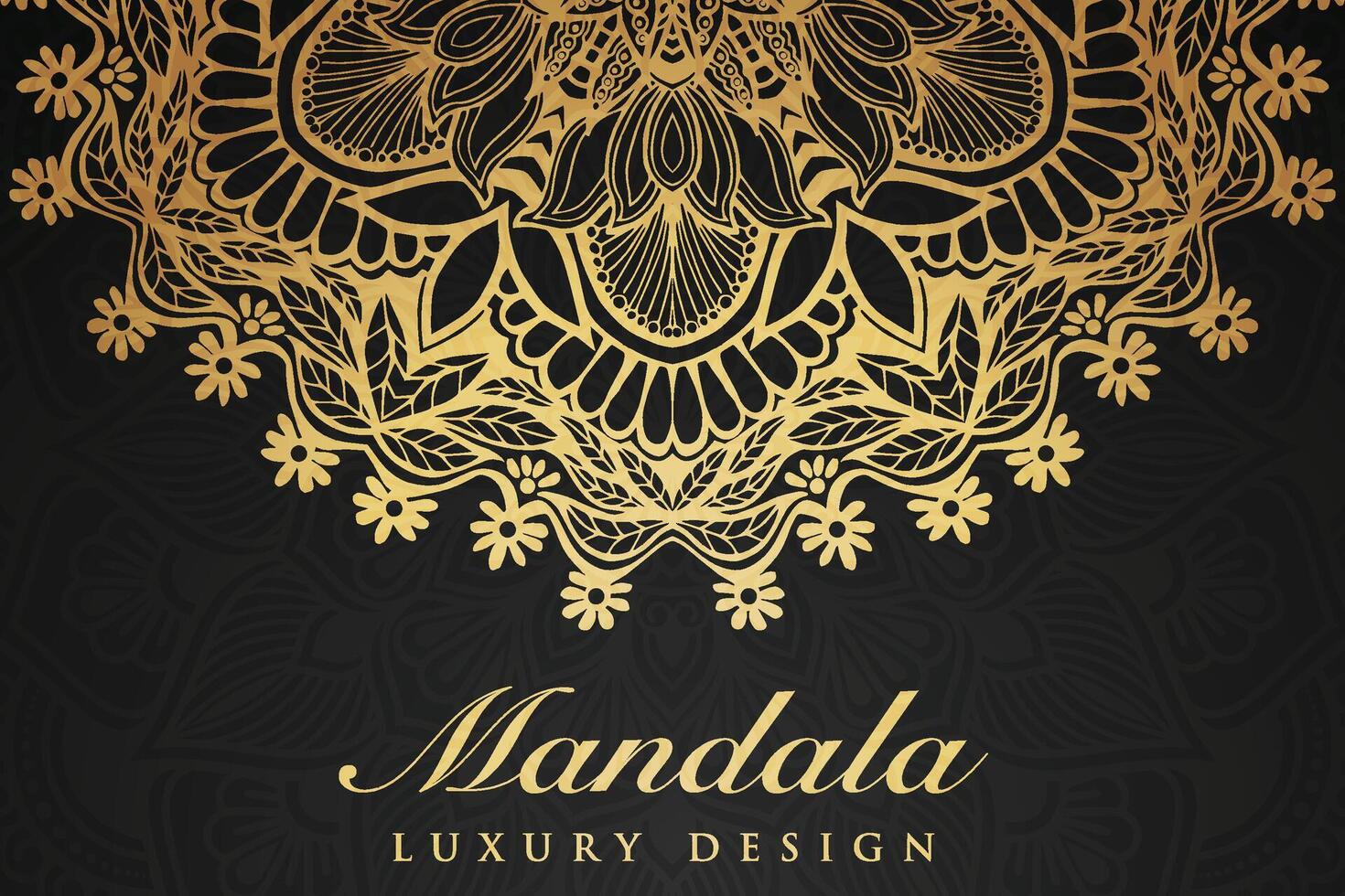 Luxurious mandala pattern background, luxury mandala invitation greeting card design, circular pattern vector design,