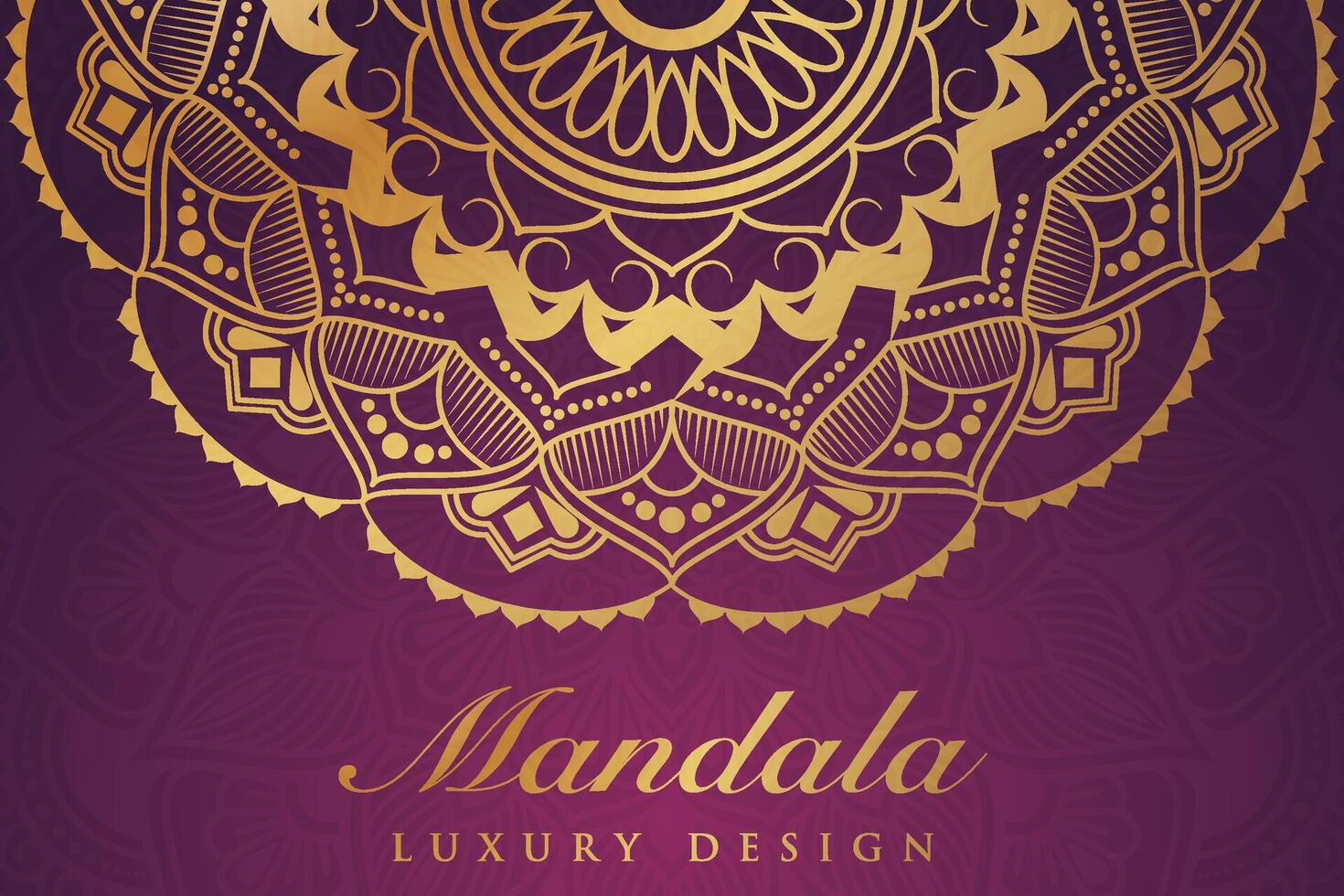 Luxurious mandala pattern background, luxury mandala invitation greeting card design, circular pattern vector design,