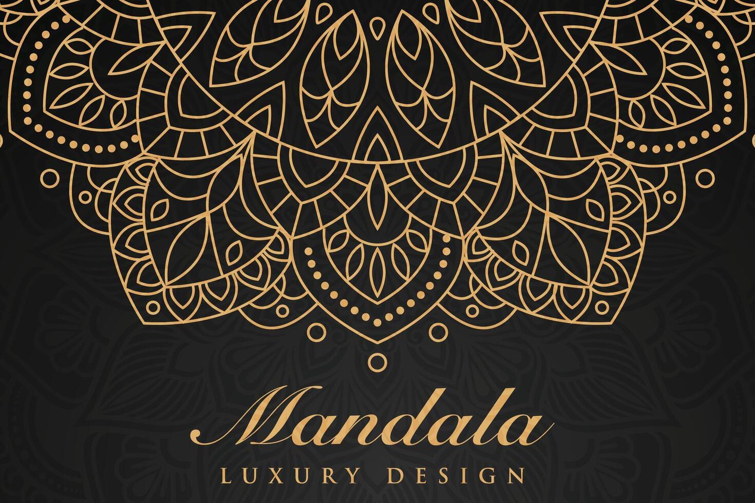 Luxurious mandala pattern background, luxury mandala invitation greeting card design, circular pattern vector design,