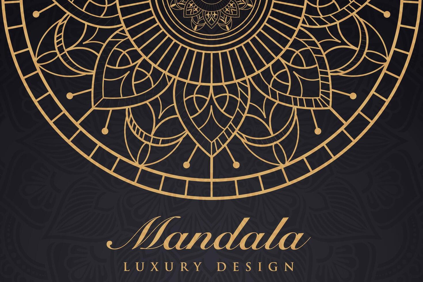 Luxurious mandala pattern background, luxury mandala invitation greeting card design, circular pattern vector design,