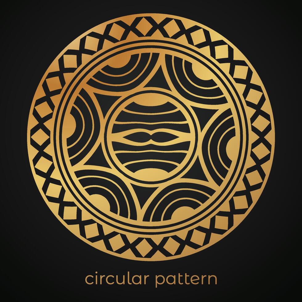 luxury mandala pattern background, circular pattern vector design