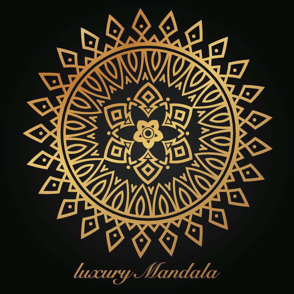 luxury mandala pattern background, circular pattern vector design