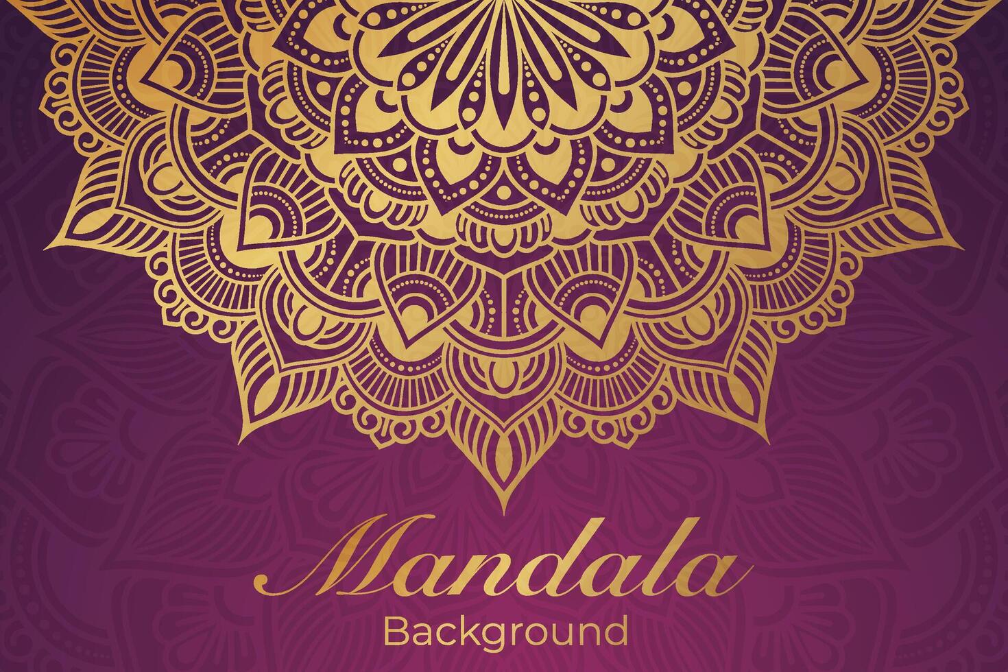 Luxurious mandala pattern background, luxury mandala invitation greeting card design, circular pattern vector design,