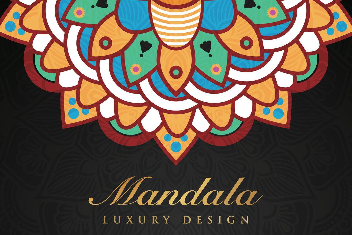 Luxurious mandala pattern background, luxury mandala invitation greeting card design, circular pattern vector design,
