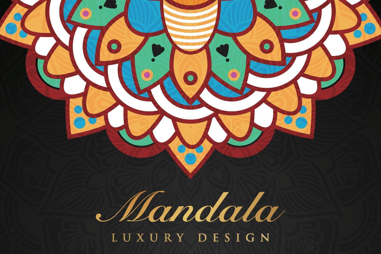 lujoso mandala modelo fondo, lujo mandala invitación saludo tarjeta diseño, circular modelo vector diseño,