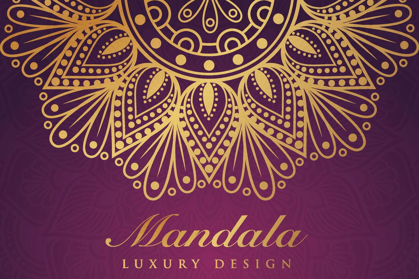 Luxurious mandala pattern background, luxury mandala invitation greeting card design, circular pattern vector design,